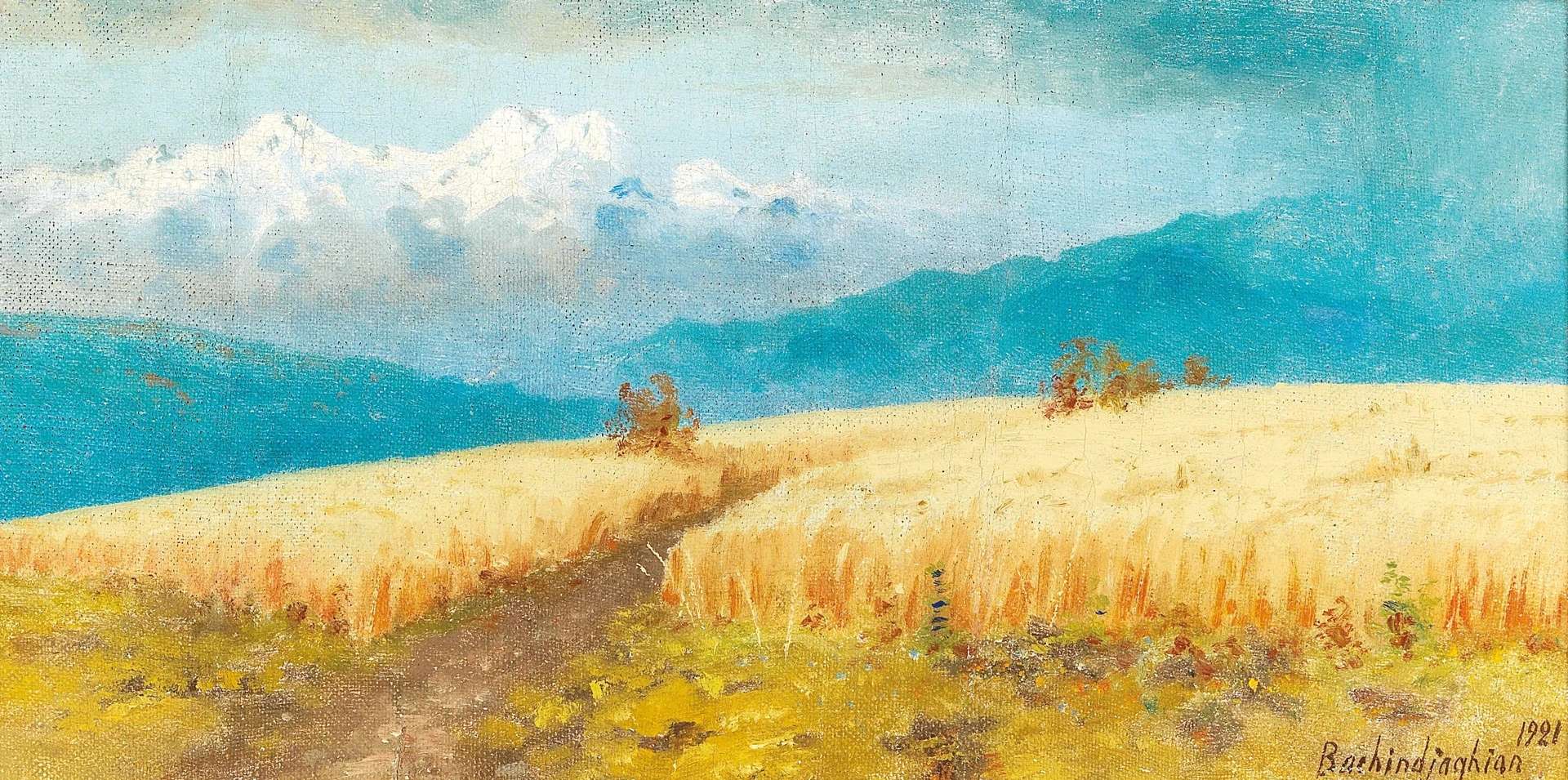 Cornfield in an Open Armenian Landscape, 1921