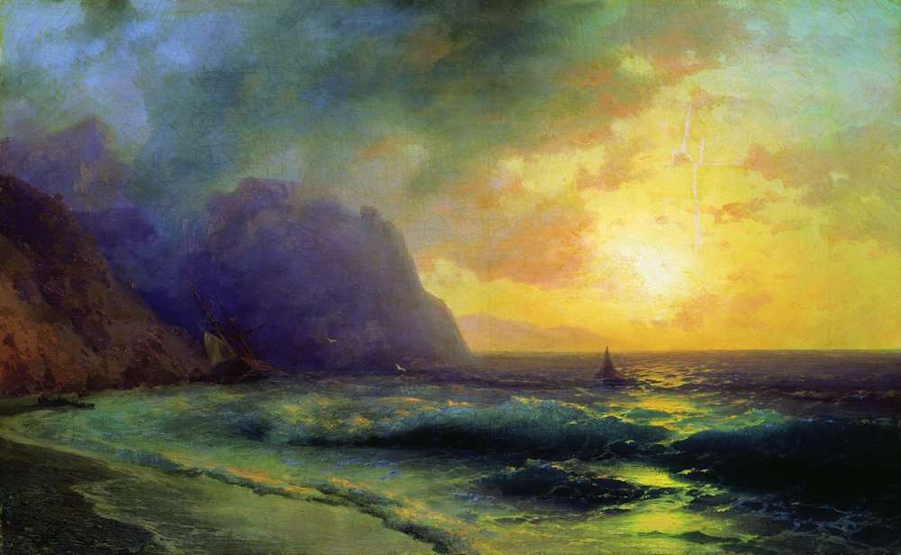 Sunset at Sea (1853)